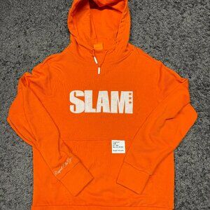 Men's Basketball SLAM Orange Pullover Hoodie Size Adult Small Great Condition